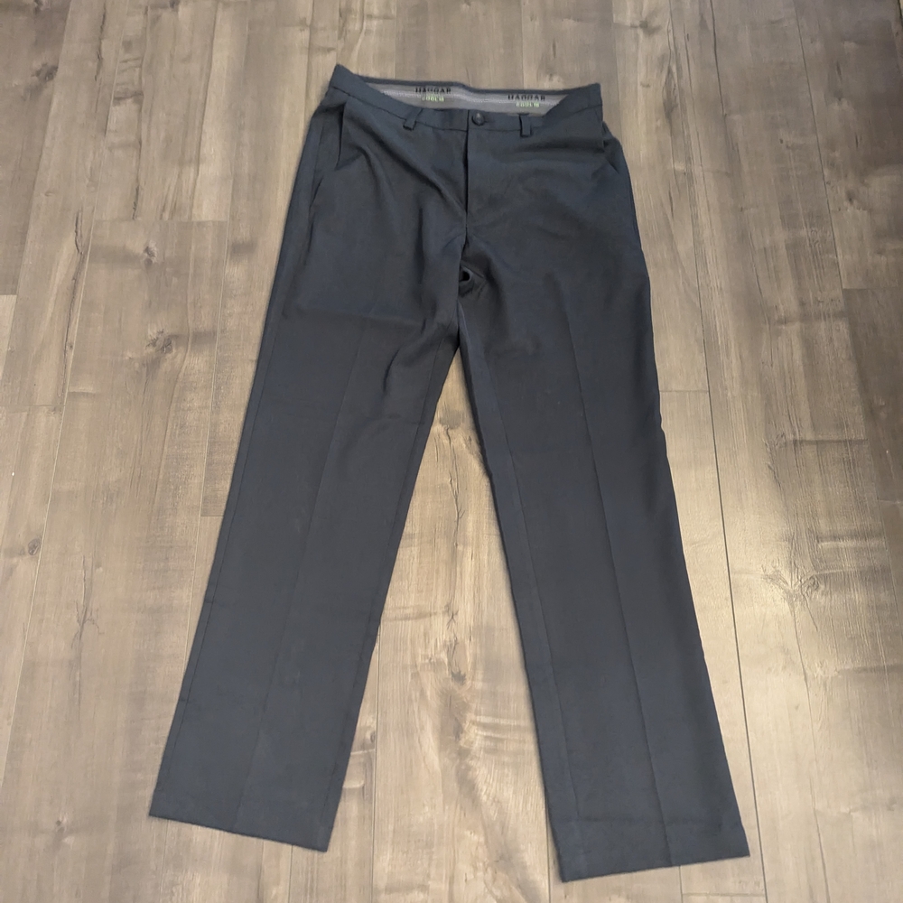 Haggar Men's Dark Gray Dress Pants